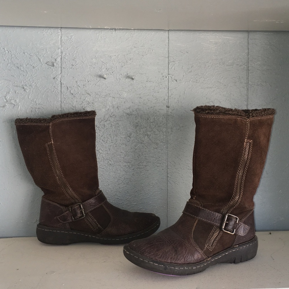 🔴Genuine leather boots Size 6